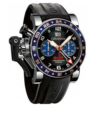 Replica Graham Watch 2OVGS.B26A Chronofighter Oversize GMT Blue Steel